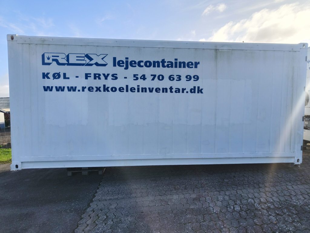 Leje af kølecontainer til erhverv og events