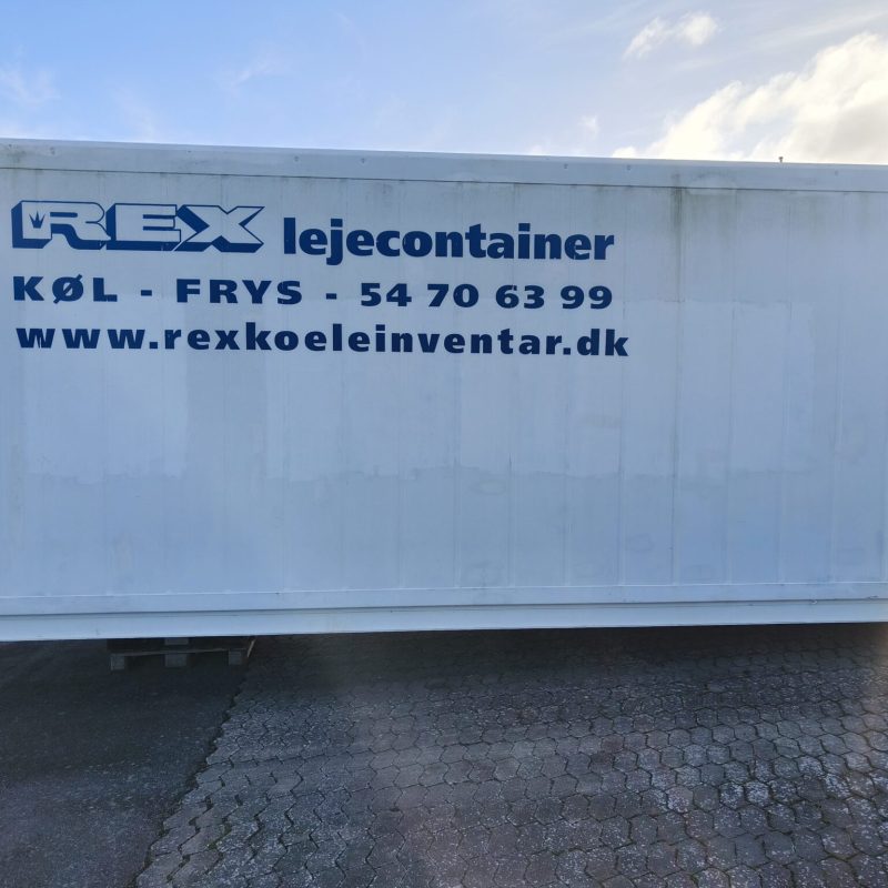 Leje af kølecontainer til erhverv og events